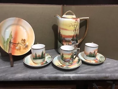 Noritake Hand Painted Made In Japan Tea Set • $350