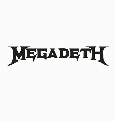  Megadeth Music Band Vinyl Die Cut Car Decal Sticker --- FREE SHIPPING- • $1.89