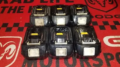 Makita BL1830 18V 3Ah LXT Li-ion Batteries LOT OF 6 PARTS OR REPAIR • $45