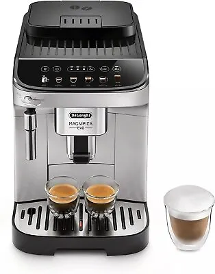 $699 • Buy De'Longhi Magnifica Evo Coffee Machine Silver Black 12-MONTH WARRANTY