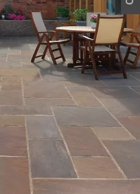 Bradstone Indian Nat Cut Raj/autumn Green Sandstone 900x600x18mm £13.40 Per Slab • £13.40