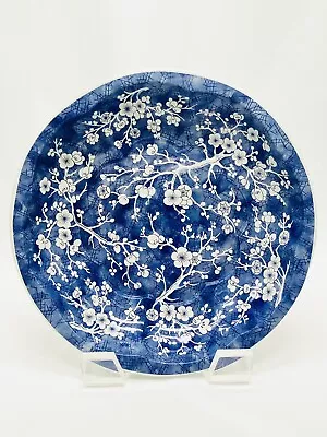 Daher Blue White Cherry Blossom Decorated Ware 11101 Metal Tin Bowl 10  • $9.75