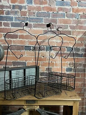 £225 • Buy Vintage Shop Metal Clothes Hanger Retail Shop Mannequin Display Storage Basket