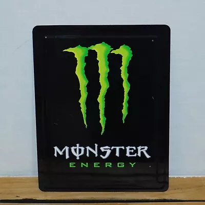 MONSTER ENERGY Drink Advertising Double Sided 8.25 X 11 Metal Sign • $12.88