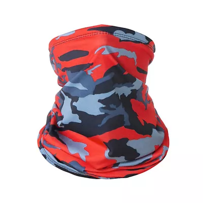 Face Mask Covering Scarf Bandana Ice Silk Breathable Neck Tube Gaiter Snood Mask • £4.89