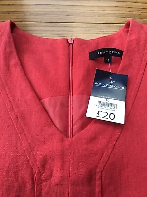 £7.99 • Buy New Ladies Peacock Dress Size 16