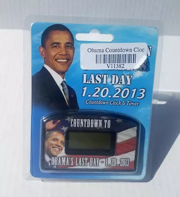 New Countdown Clock Obama's Last Day 1-20-2013  Re-Election  Big Mouth Toys • $19.98