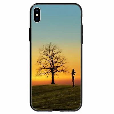 For OPPO Series Back Case Mobile Phone Cover - Sunset Silhouette On Field BC06 • $9.98