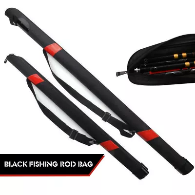 120 Length Fishing Rod Bag Portable Folding Pole Tackle Cover Zipper Case Bag • $23.99