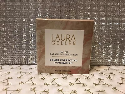 Laura Geller Baked Balance-N-Brighten Color Correcting Foundation 9g Porcelain • £45