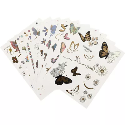  30 Pcs Cosmetic Grade Glue Tattoo Stickers Sparkle Superior Tattoos • £19.98