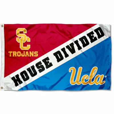 Flag For Divided House - USC Vs. UCLA And Banner • $35.95