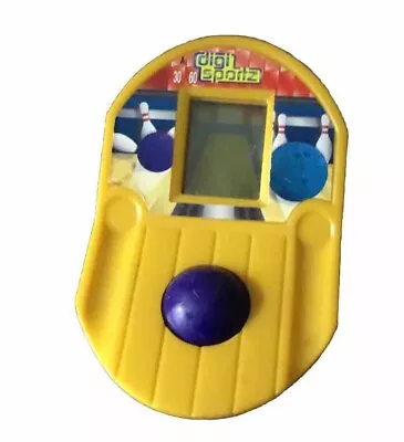 Digi Sportz Bowling Mini Game For Kids Toddlers 3.5” McDonalds Does Not Turn On • $5.65