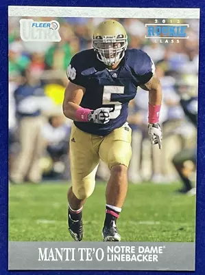 2013 Fleer Retro MANTI TE’O #90 RC Rookie Ultra Notre Dame • $1.99