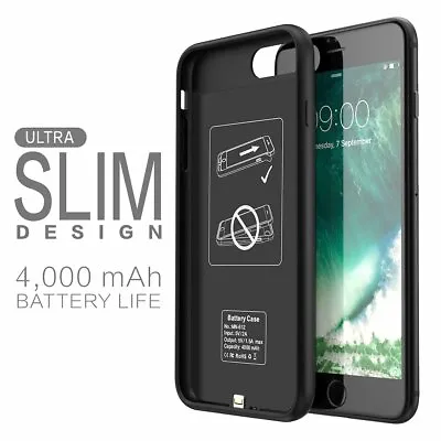 I-Blason For IPhone 8 Plus / 7 Plus /8/7 3000mAh Battery Charger Case Power Bank • £35.99