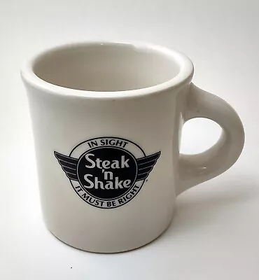 Steak N Shake By Homer Laughlin China Heavy Coffee Mug/Cup 8 Oz Made In USA • $8.49