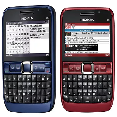 $34.54 • Buy Unlocked Nokia E63 QWERTY Keypad Wifi 3G Camera 2MP Mp3 Player Mobile Bar Phone
