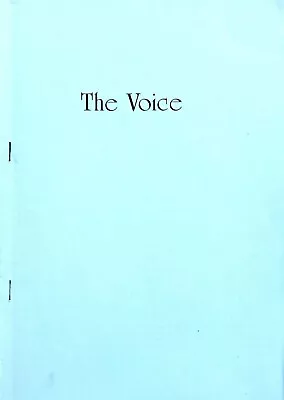 Star Trek TOS Fanzine  The Voice 1  SLASH K/S Kirk/Spock Vintage 1982 • $75