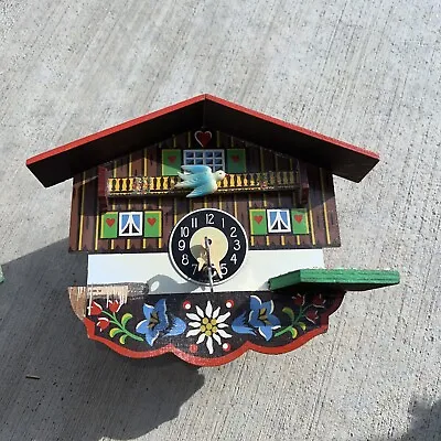 Reuge Cuckoo Clock Germany Made W Key As Is Missing Pendulum Swiss Musical • $49