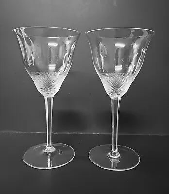 2 - Moser Lloyd Crystal Glasses 1922 - Designed By Tyra Lundgren - Signed • $85