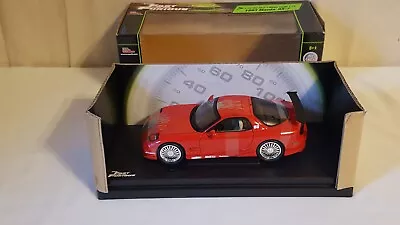 Racing Champions Ertl 1/18 Red 1993 Mazda Rx-7 The Fast And The Furious ! • $129.99
