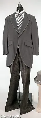 Vintage 70's Gray Cutaway/Morning Coat/Wedding Suit 5Pc Tuxedo Assorted Sizes • $135