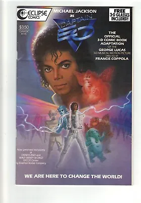 Michael Jackson As Captain EO= 3D Comic Book With Glasses 1987 • $49.99