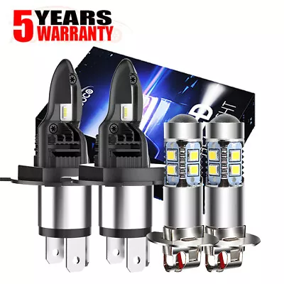 For Mazda Protege 2001-2003 - 4x 10000K LED Headlight Hi/Lo+Fog Light Bulbs KIT • $59.99