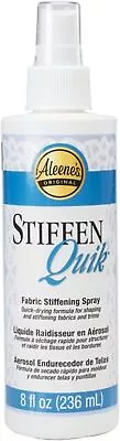 Aleene's 15581 Stiffen-Quick Fabric Stiffening Spray 8ozOriginal Version • £17.87