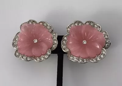 Vintage KJL Kenneth Jay Lane For Avon 1995 Perfect Pansy Clip On Earrings. #69 • $33.96