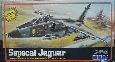 Sepecat Jaguar Fighter High Performance 1/72 Vintage MPC Model Kit 1-4212 (a2) • $8.95