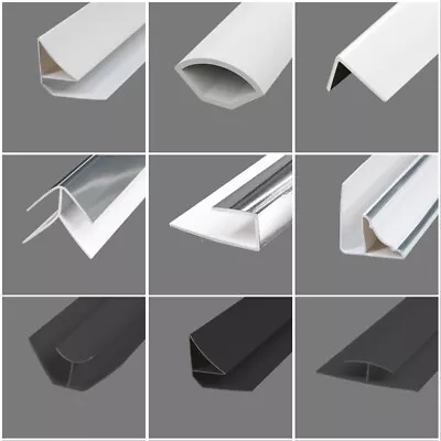 £30.99 • Buy Trims For 5mm 8mm 10mm Shower Wet Wall Panels Bathroom PVC Cladding Ceiling
