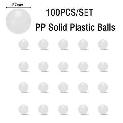 100PCS/SET 7mm PP Solid Plastic Balls Precision Bearing Ball  • $7.36