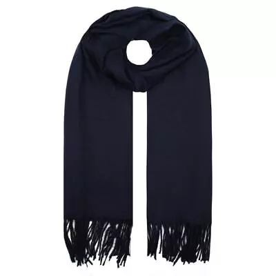 Large Winter Scarf Pure Cashmere Pashmina Shawl Long Soft Wool Wrap Warm Thick • £9.95