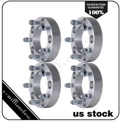 4PCS 1.5  Thick 5x5.5 Wheel Spacers 5Lug 1/2  Studs For Jeep CJ3 Ford F100 F150 • $77.99