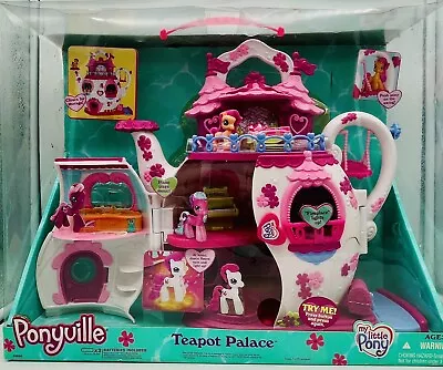 Hasbro My Little Pony Ponyville Teapot Palace House Music & Lights 2007 • $90