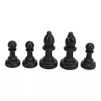 Chess Set With Zipper Back Bag Portable Faux Leather Black And White Checker Lve • £23.34