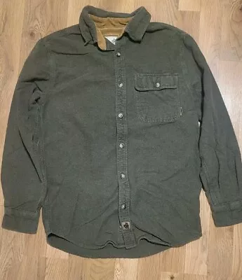 Legendary Whitetails Mens Shirt Small Olive Green Flannel Long Sleeve Button Up • $14.97