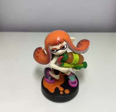 Orange Inkling Girl Splatoon Amiibo Figure Out Of Box Nintendo TAKING OFFERS • $29.99