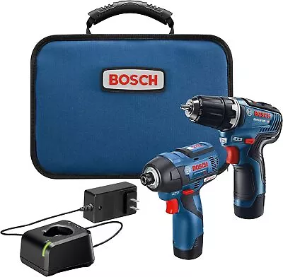 BOSCH GXL12V-220B22 12V Max 2-Tool Brushless Combo Kit With 3/8 In. Drill/Driver • $182.99