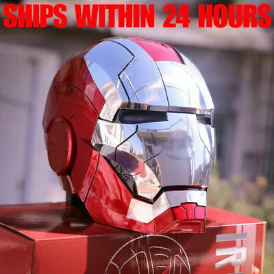 Iron Man MK5 Helmet Voice Control Open&Closed Mask Cosplay Iron Man Helmet • $172.20