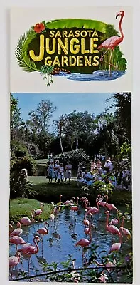 1960s Sarasota Jungle Gardens Tropical Flamingos Florida FL Travel Brochure Vtg • $12.50