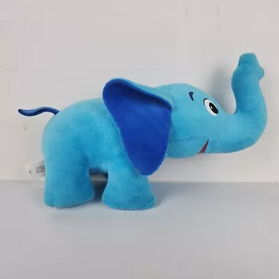 Qatar Airways Elephant Plush Stuffed Toy Blue Stuffed Animal • $11.97