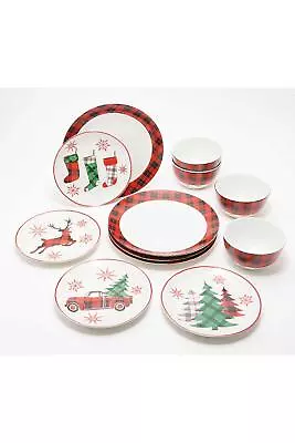 American Atelier 12-Piece Seasonal Dinnerware Set • $39.99