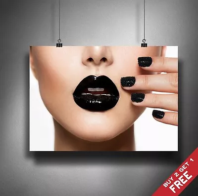 Nail Manicure Pedicure Poster A3 A4* Beauty & Heath Salon Spa Hair Dresser Print • £8.49