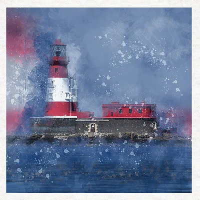 Longstone Lighthouse - Quality Fabric Cushion Upholstery Craft Quilting Panel  • £5.45