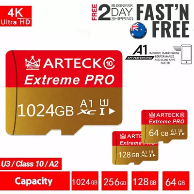 Micro SD Card Ultra Extreme Pro 64GB 128GB 256GB 512GB 1TB Memory Card • $7.99