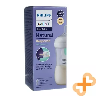 PHILIPS AVENT Natural Response Bottle With Additional AIRFREE Valve 260 Ml • $27.74
