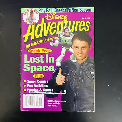 Disney Adventures Kids Magazine Matt LeBlanc Lost In Space Kids April 1998 • $9.77