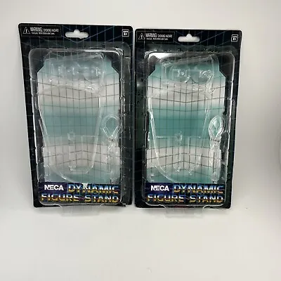 Lot Of 2 NECA Dynamic 7  Action Figure Stands New In Package • $28